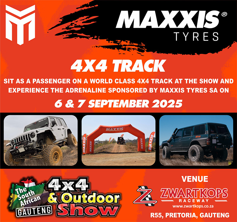 4x4 track run by Jeep Club South Africa